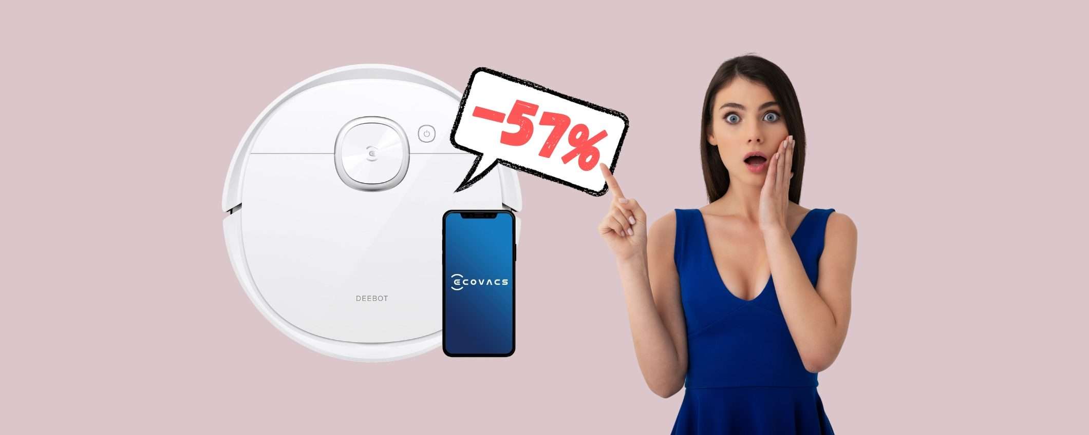 DEEBOT T9: robot aspirapolvere su Amazon in MEGA SCONTO (-57%) DEEBOT T9: robot aspirapolvere su Amazon in MEGA SCONTO (-57%)