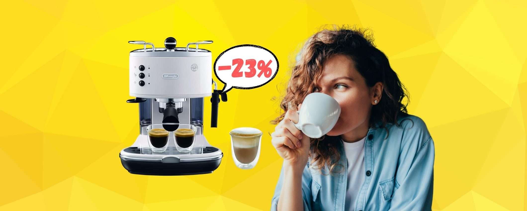 De'Longhi Icona: caffè e cappuccino MEGLIO che al bar (-24%) De'Longhi Icona: caffè e cappuccino MEGLIO che al bar (-24%)