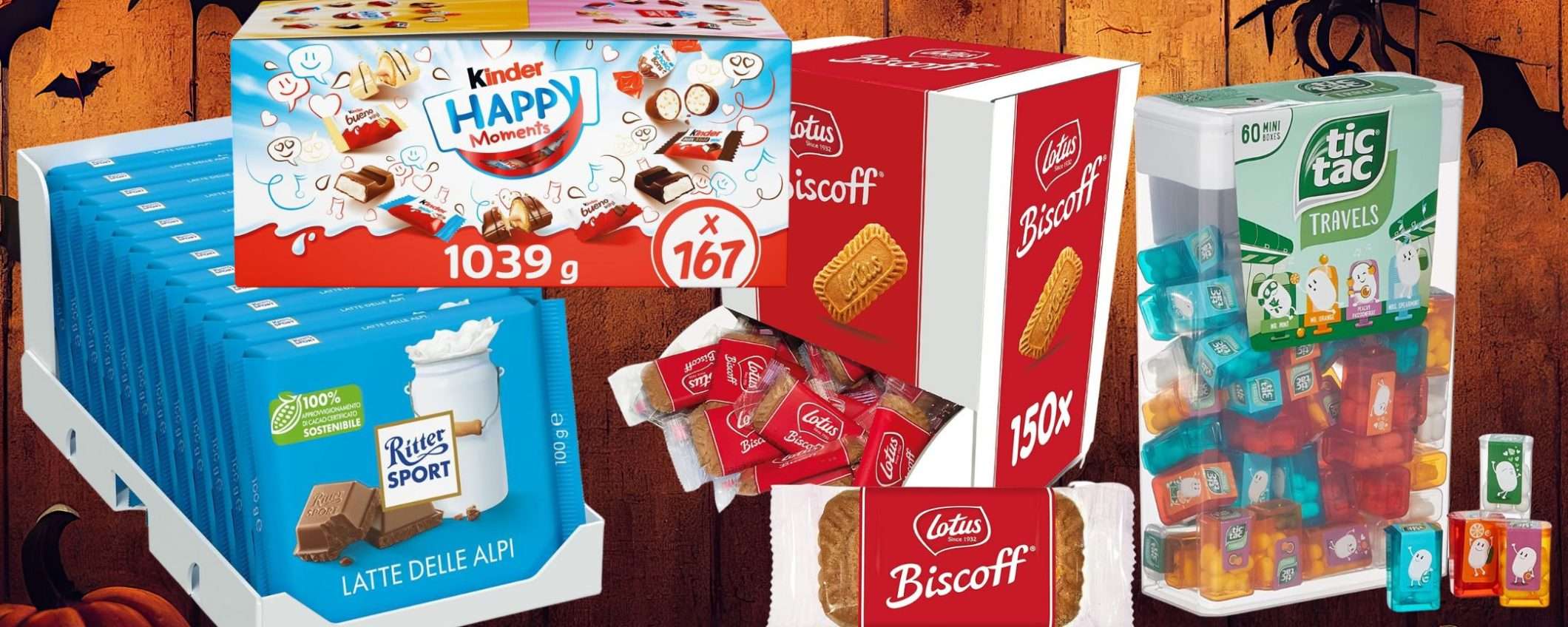 Dolcetti di Halloween di marca a prezzi BASSISSIMI su Amazon: promo scorta TOP