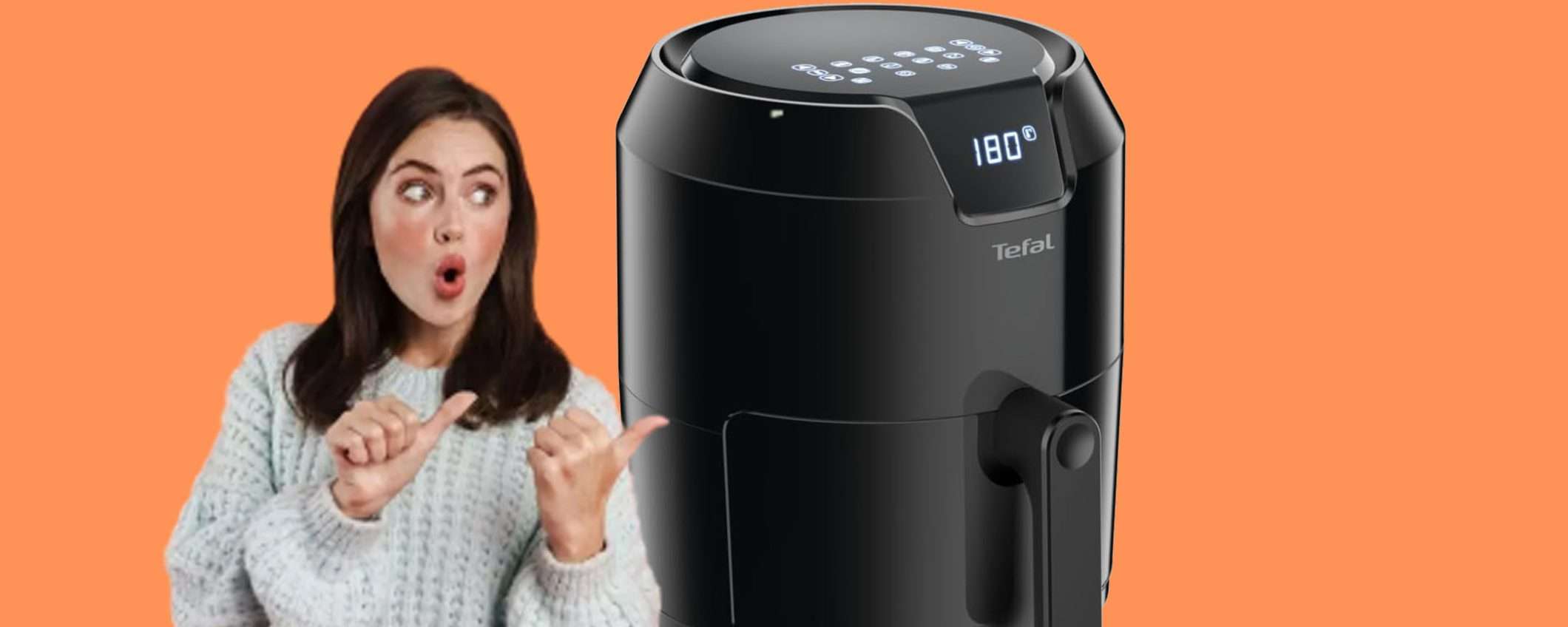 Friggitrice ad aria XL da 4.2 litri in sconto TOP a meno di 75€ Friggitrice ad aria XL da 4.2 litri in sconto TOP a meno di 75€