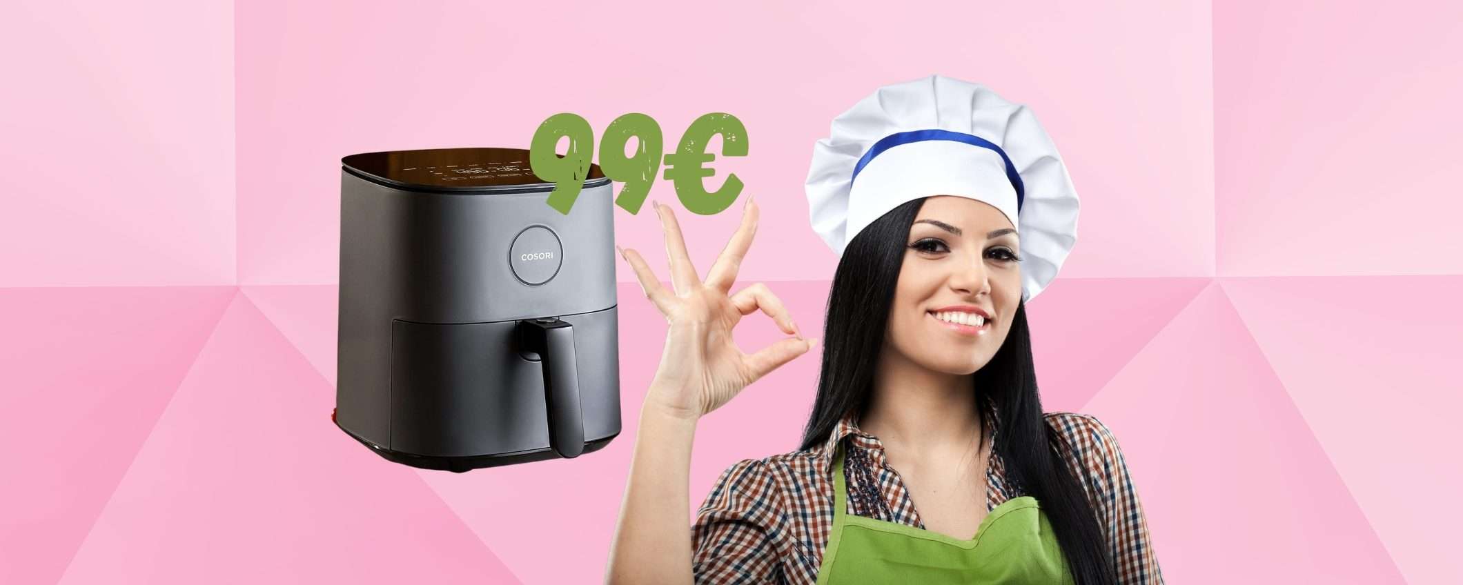 Friggitrice ad aria COSORI a un SUPER PREZZO su Amazon (99€) Friggitrice ad aria COSORI a un SUPER PREZZO su Amazon (99€)