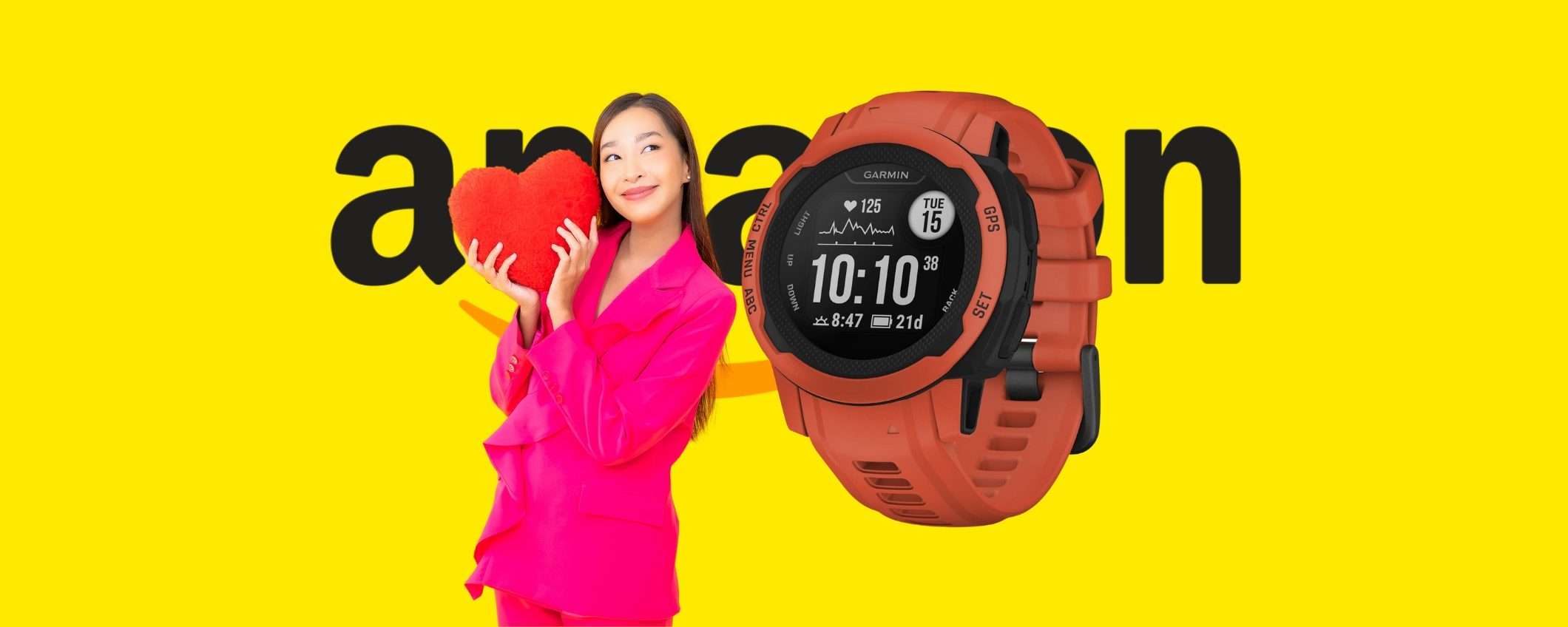 Garmin Instinct 2S da 40mm, 30 app sport e 21gg di autonomia (-17%) Garmin Instinct 2S da 40mm, 30 app sport e 21gg di autonomia (-17%)