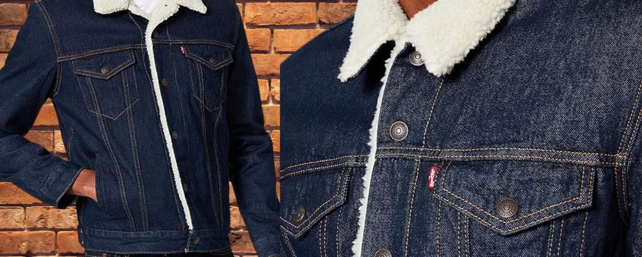 Levi's The Trucker: giubbotto di jeans IMBOTTITO a prezzo WOW (-38%) Levi's The Trucker: giubbotto di jeans IMBOTTITO a prezzo WOW (-38%)