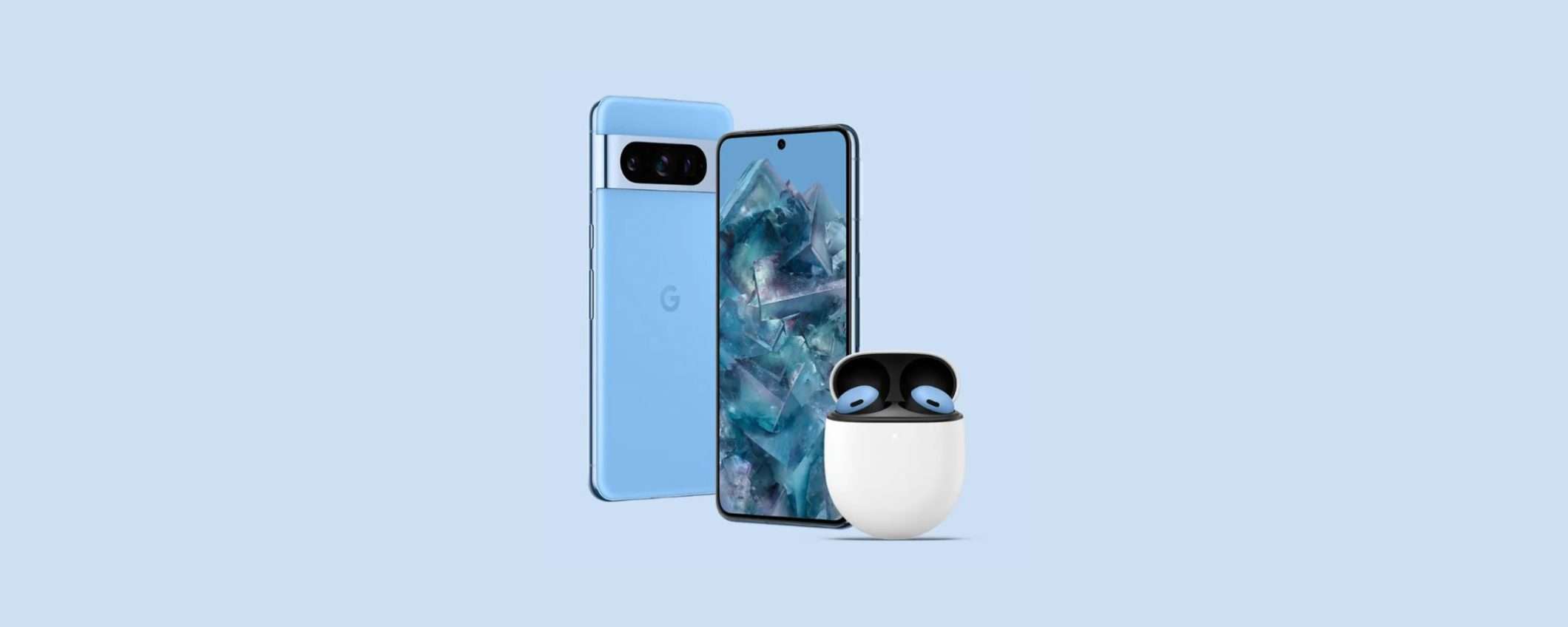 Da Unieuro Pixel 8 e variante Pro in bundle con Buds Pro (risparmi 228,90€) Da Unieuro Pixel 8 e variante Pro in bundle con Buds Pro (risparmi 228,90€)