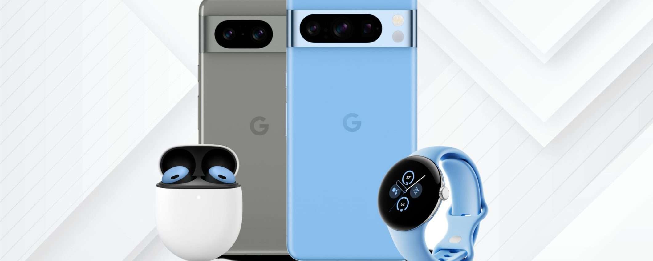 Google Pixel 8 e Pixel 8 Pro ufficiali: smartphone Android senza compromessi