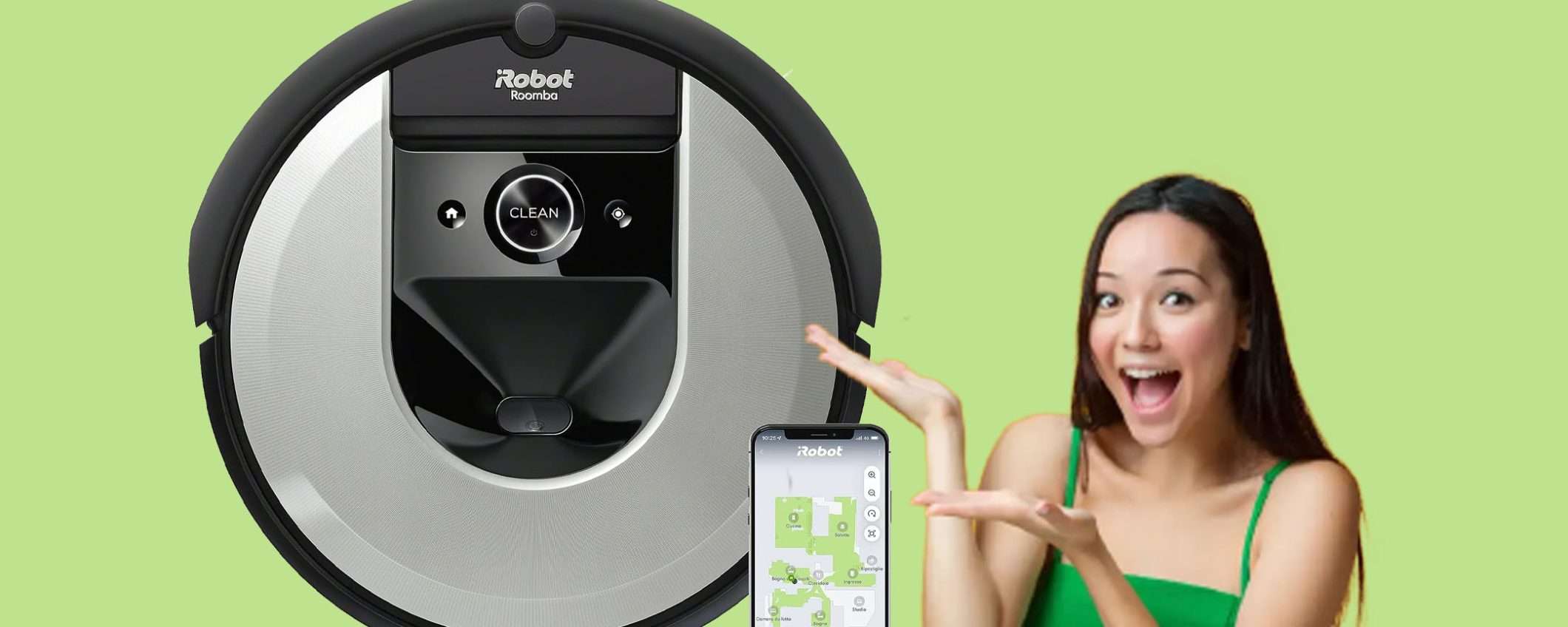 iRobot Roomba i7156 scontato del 23% grazie alle Offerte Prime iRobot Roomba i7156 scontato del 23% grazie alle Offerte Prime