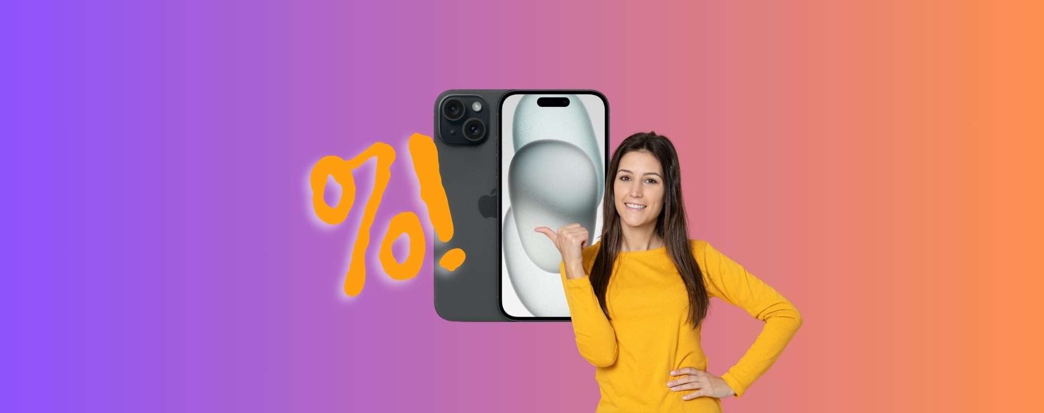 iPhone 15: il nuovo super smartphone in ottimo SCONTO su eBay iPhone 15: il nuovo super smartphone in ottimo SCONTO su eBay