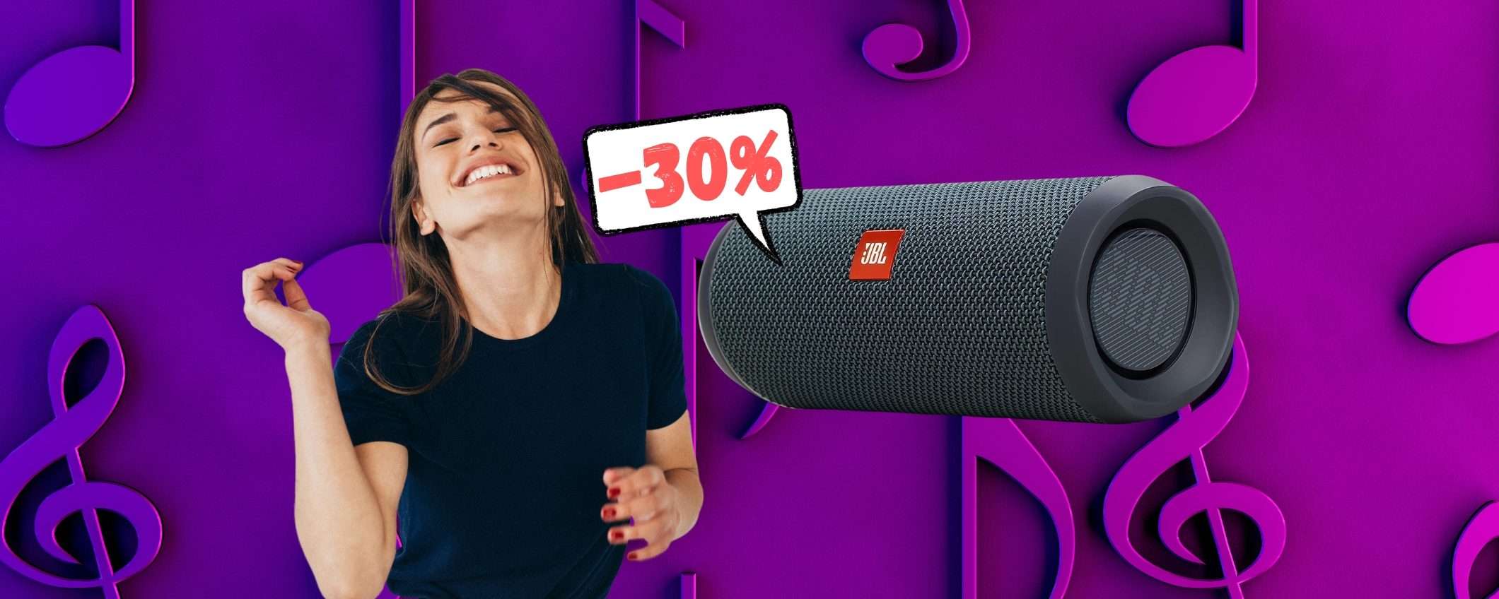 JBL Flip Essential 2: speaker Bluetooth d'ECCELLENZA al 30% JBL Flip Essential 2: speaker Bluetooth d'ECCELLENZA al 30%