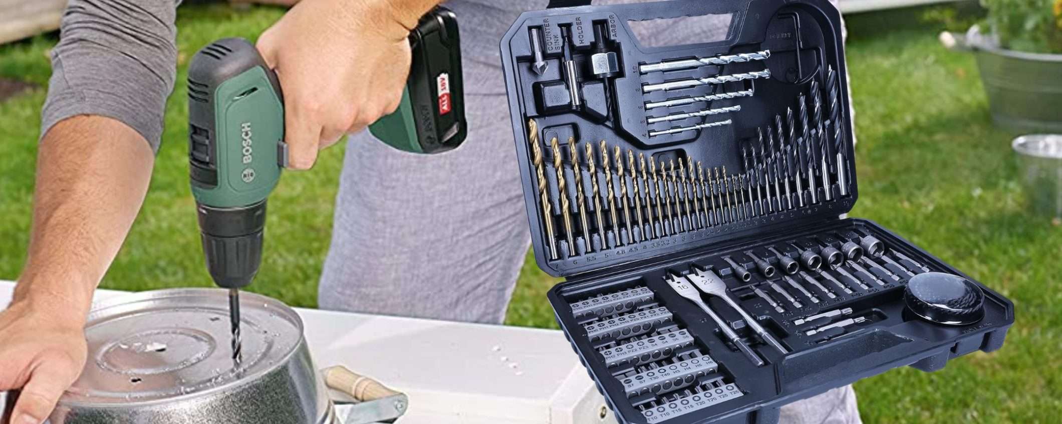 Bosch SHOCK su Amazon: solo 19€ per il MEGA kit 103 in 1 Bosch SHOCK su Amazon: solo 19€ per il MEGA kit 103 in 1