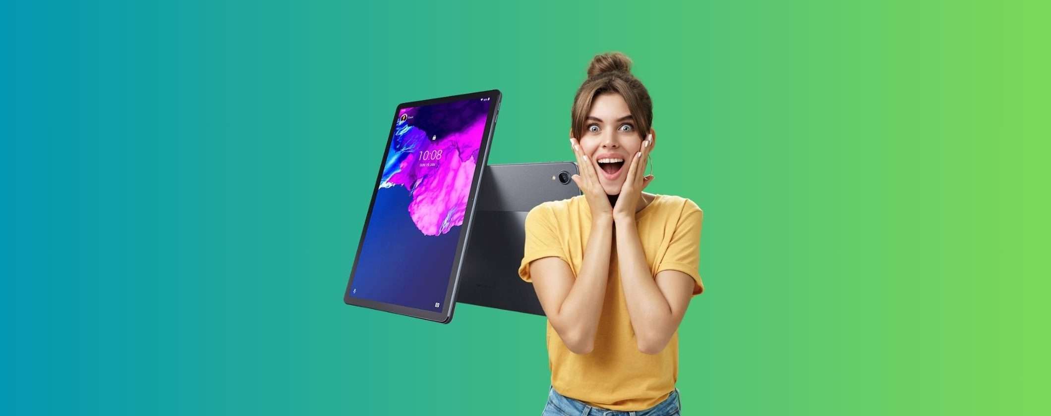 Lenovo Tab P11 al 54% di SCONTO: display 2K e Snapdragon Lenovo Tab P11 al 54% di SCONTO: display 2K e Snapdragon
