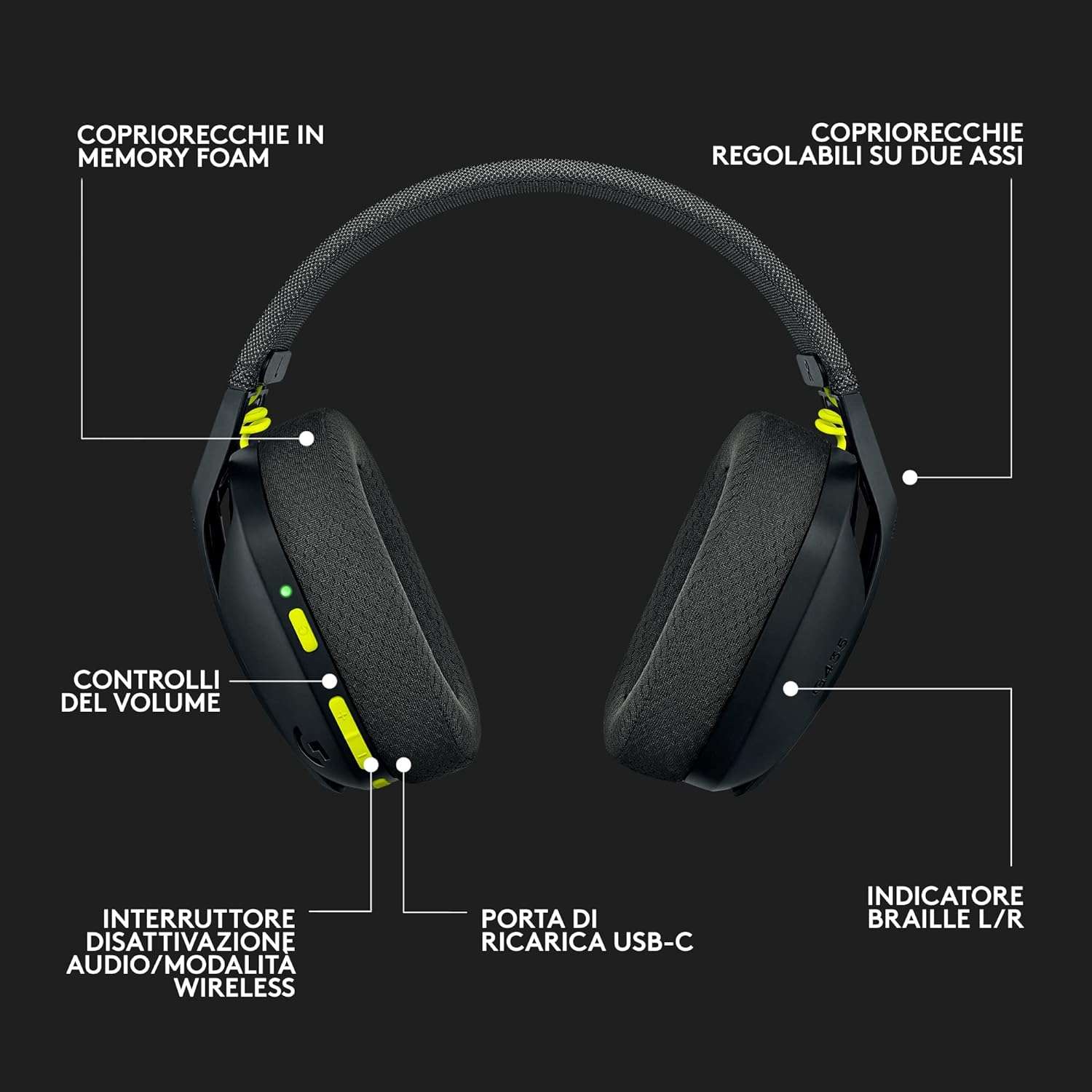 logitech-g435-lightspeed-cuffie-gaming-pazzesche-44-design