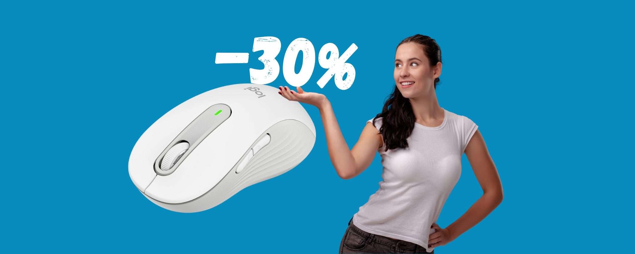 Logitech Signature M650: mouse wireless da grandi prestazioni (-30%) Logitech Signature M650: mouse wireless da grandi prestazioni (-30%)