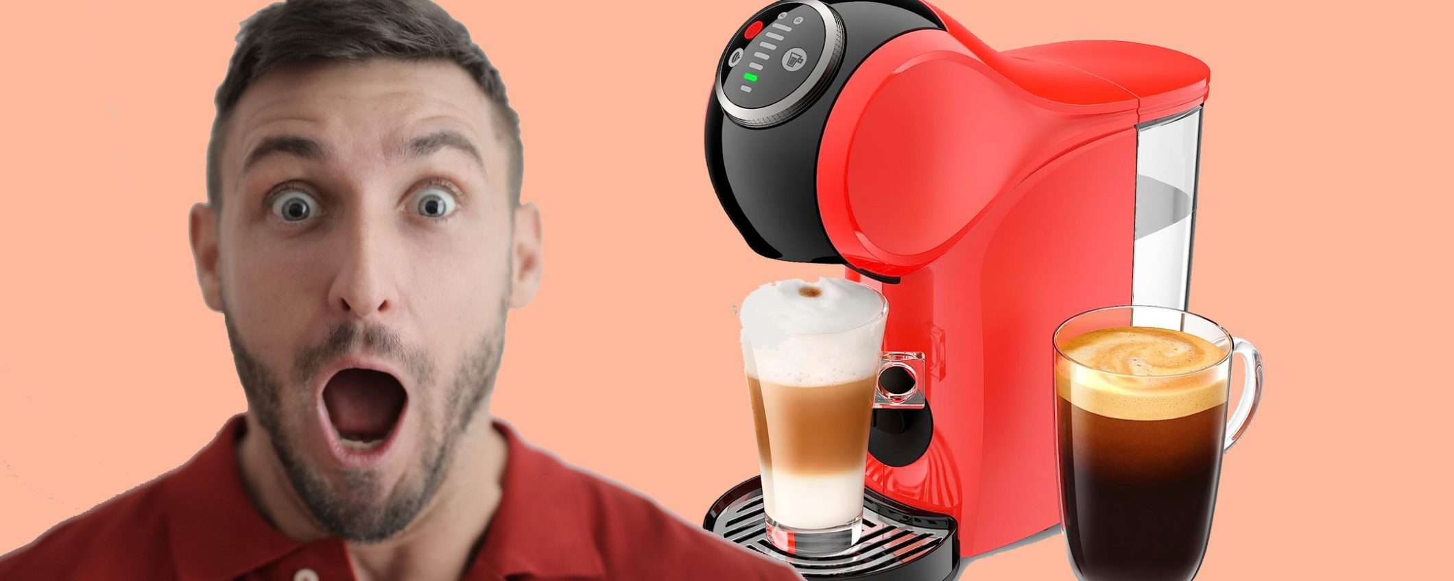 Macchina per caffè De'Longhi Nescafé Dolce Gusto: sconto del 41% Macchina per caffè De'Longhi Nescafé Dolce Gusto: sconto del 41%