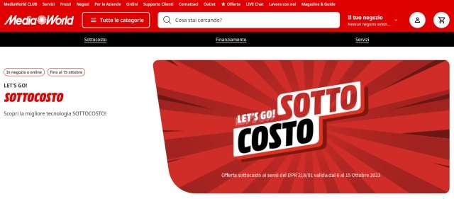 mediaworld sottocosto online