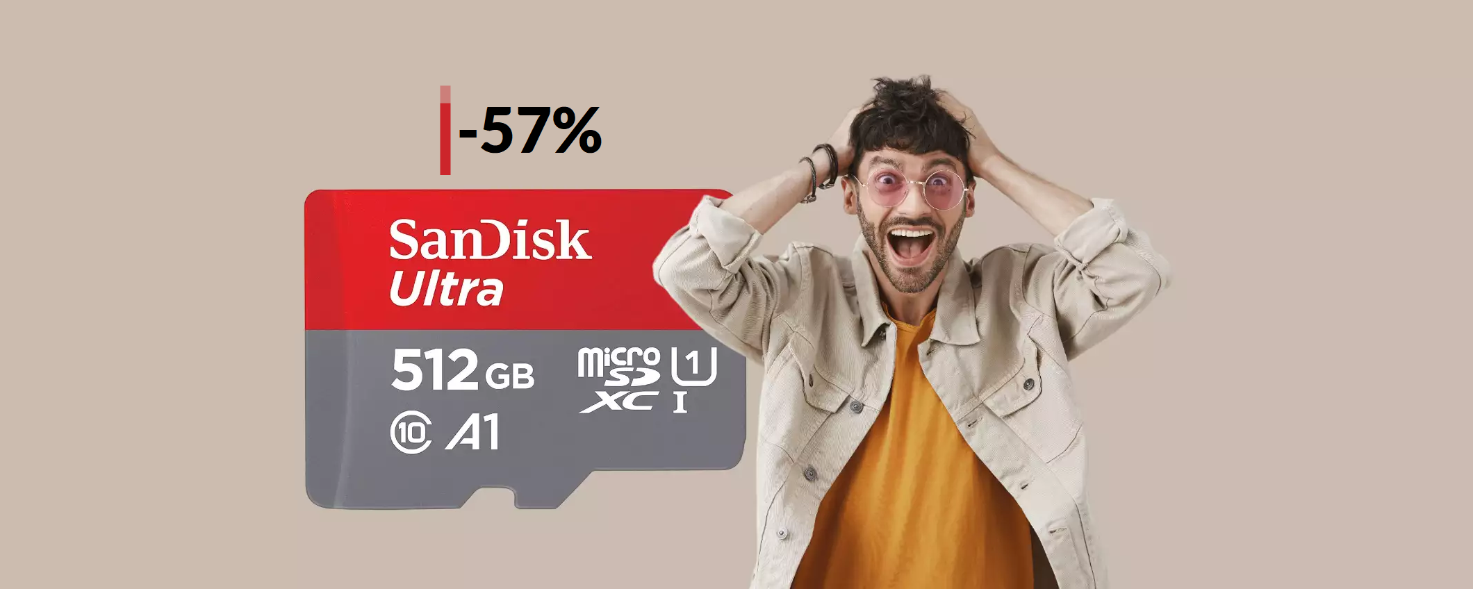 MicroSD SanDisk 512GB: non troverai di meglio ad appena 49€