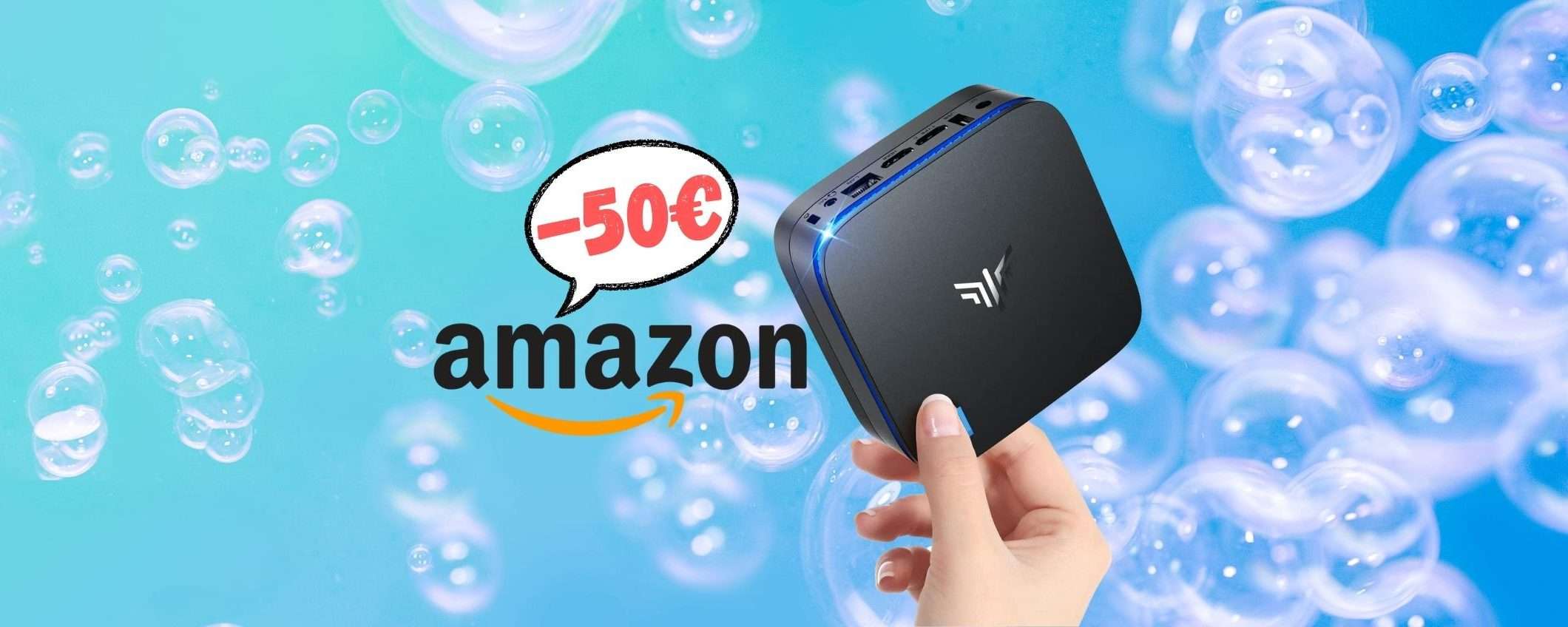 Mini PC potente che sta nel palmo di una mano in OFFERTA a -50€ Mini PC potente che sta nel palmo di una mano in OFFERTA a -50€