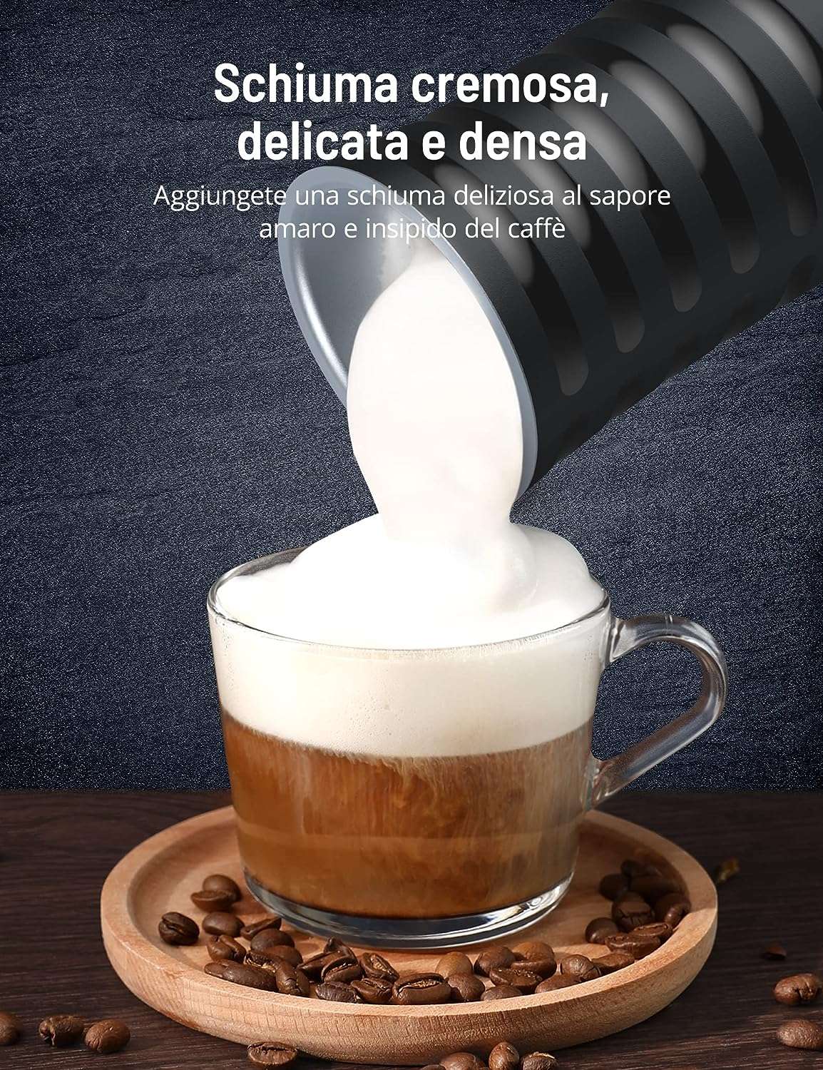 Montalatte elettrico per un cappuccino buonissimo, 39€ su