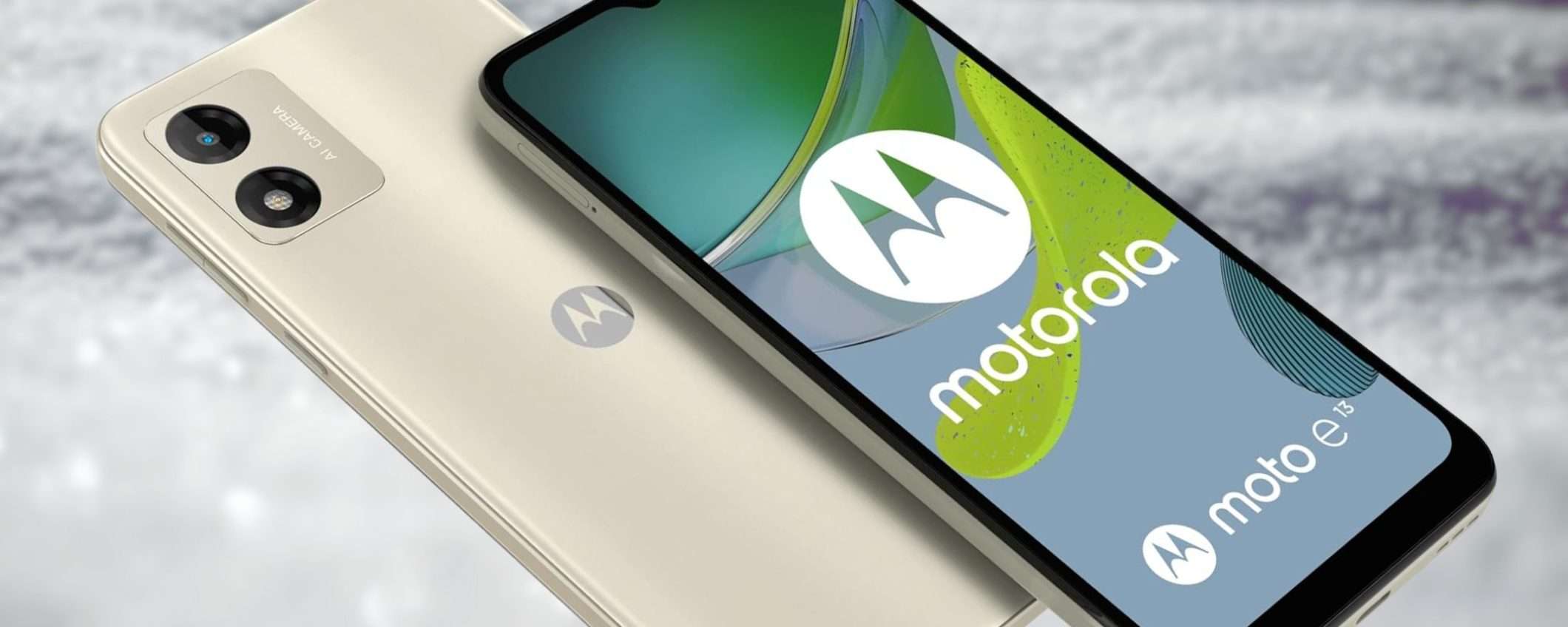 Motorola moto e13 a 69€ è un SOGNO: 5000 mAh, Android 13 e dual SIM (-47%) Motorola moto e13 a 69€ è un SOGNO: 5000 mAh, Android 13 e dual SIM (-47%)