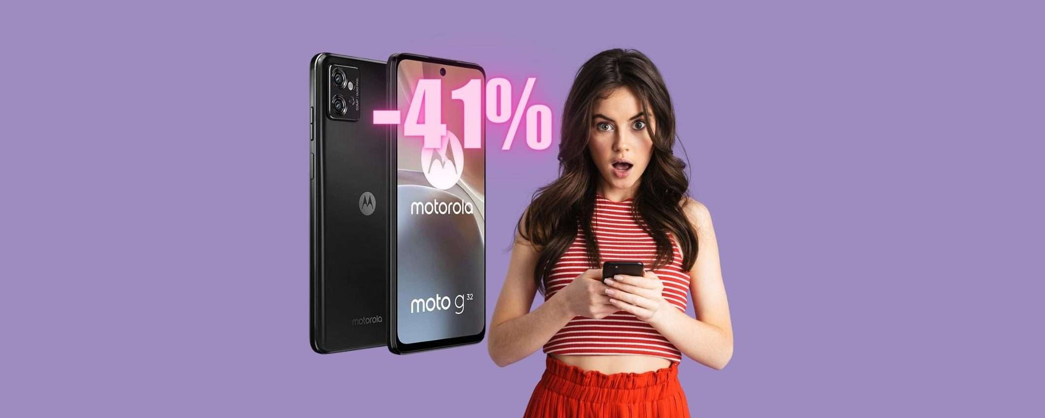 Motorola moto g32 al PREZZO più BASSO e pagabile a rate (-41%) Motorola moto g32 al PREZZO più BASSO e pagabile a rate (-41%)