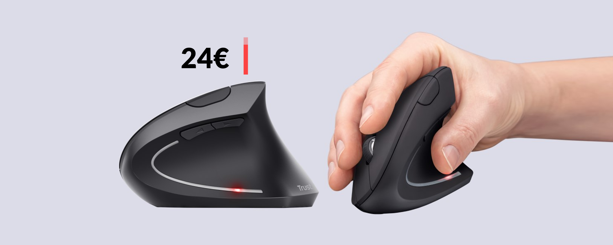 Mouse Wireless VERTICALE: dimentica l'affaticamento del polso