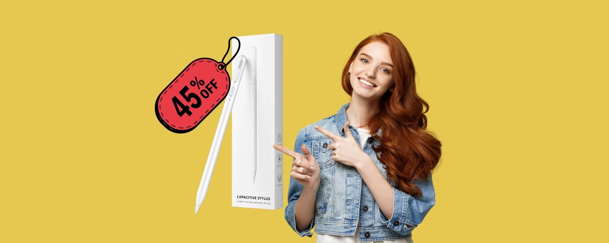 Penna digitale per iPad sensibile e magnetica a PREZZO REGALO