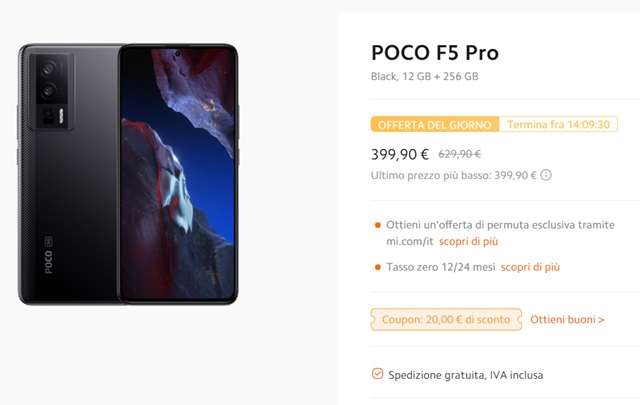 poco f5 pro 399 euro