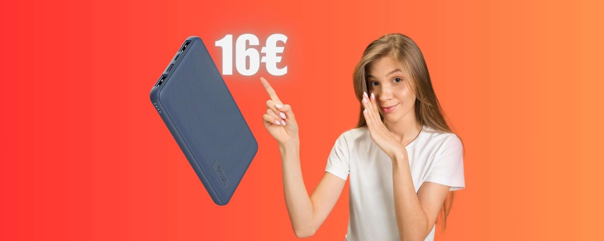 Power bank ultra sottile con 2 uscite veloci a SOLI 16€ Power bank ultra sottile con 2 uscite veloci a SOLI 16€