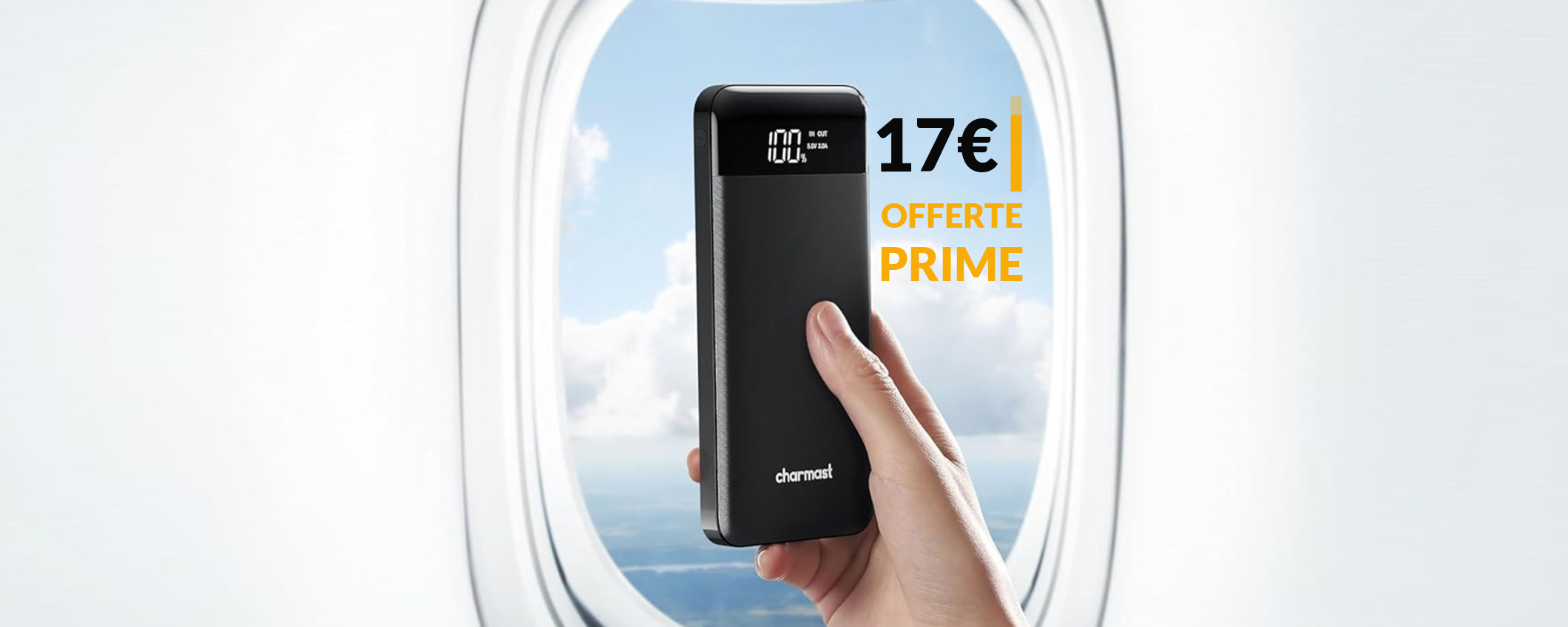 Powerbank MULTIPORTA 10400 mAh: 17€ con le Offerte PRIME Powerbank MULTIPORTA 10400 mAh: 17€ con le Offerte PRIME