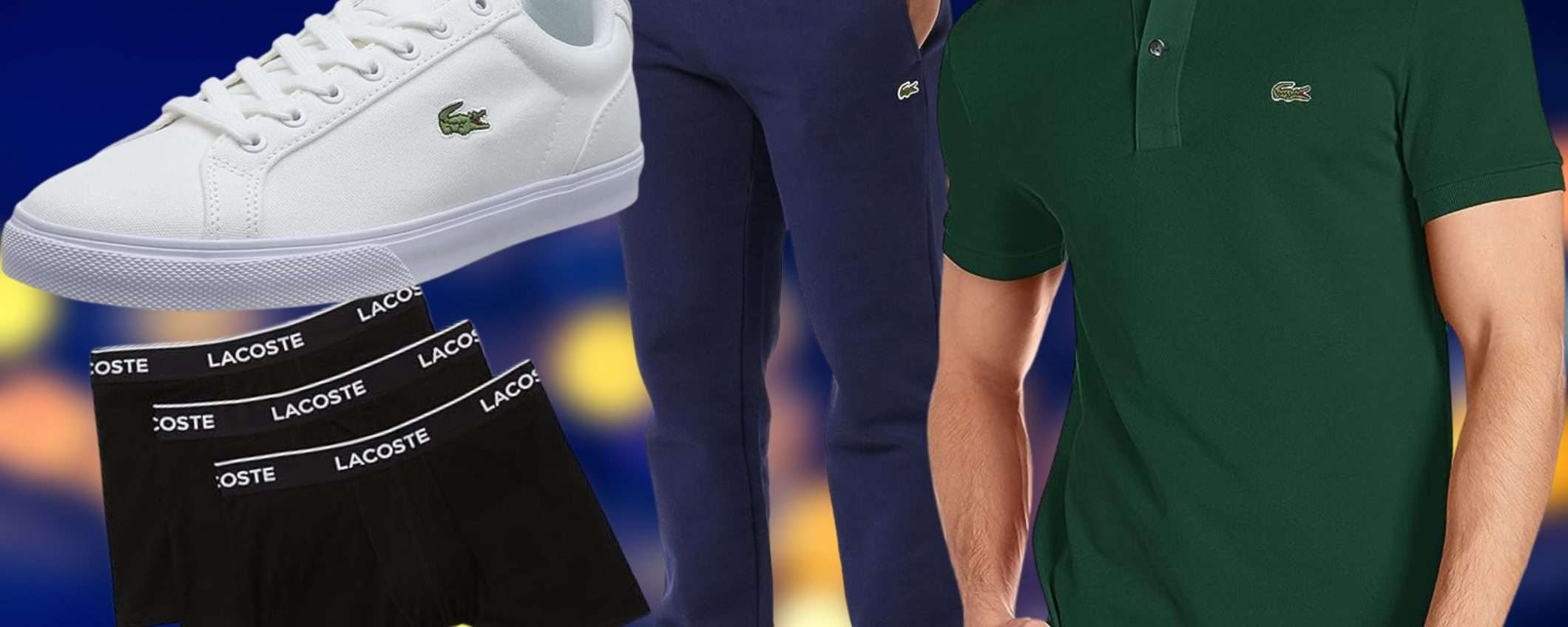 Lacoste OUTLET FOLLE alla Festa delle Offerte Prime di Amazon (fino a -55%)