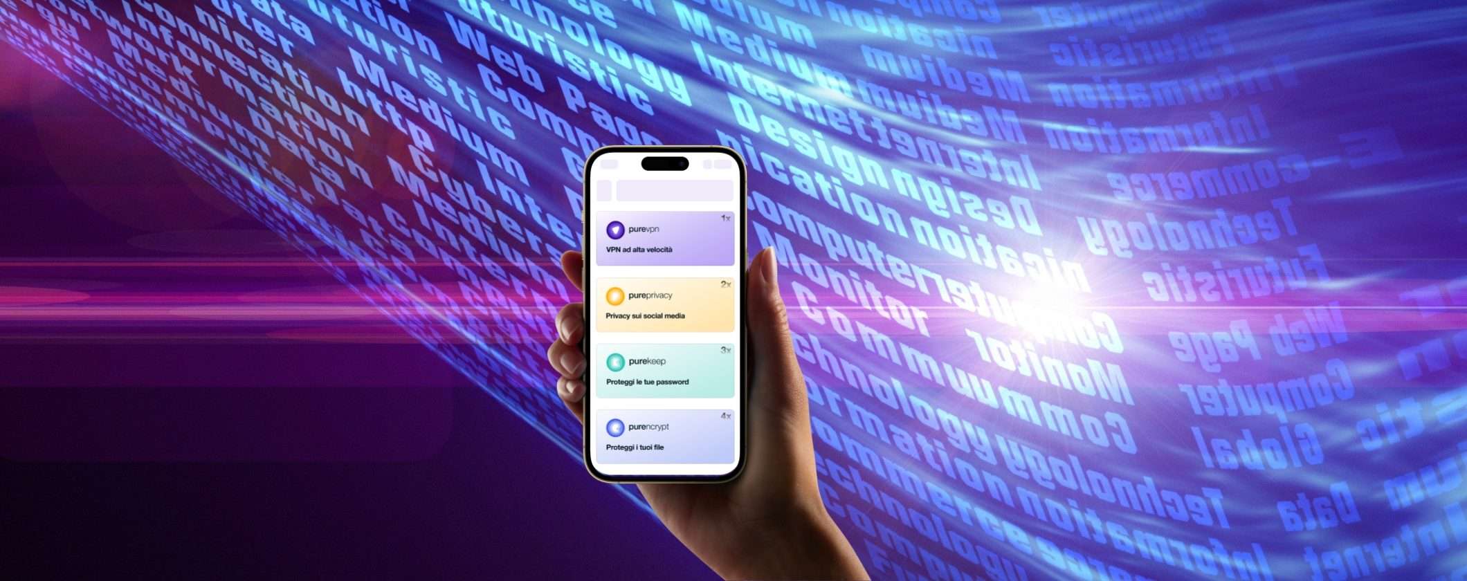Prova PureMax VPN: 4 volte più sicura con -75% e +3 mesi Prova PureMax VPN: 4 volte più sicura con -75% e +3 mesi