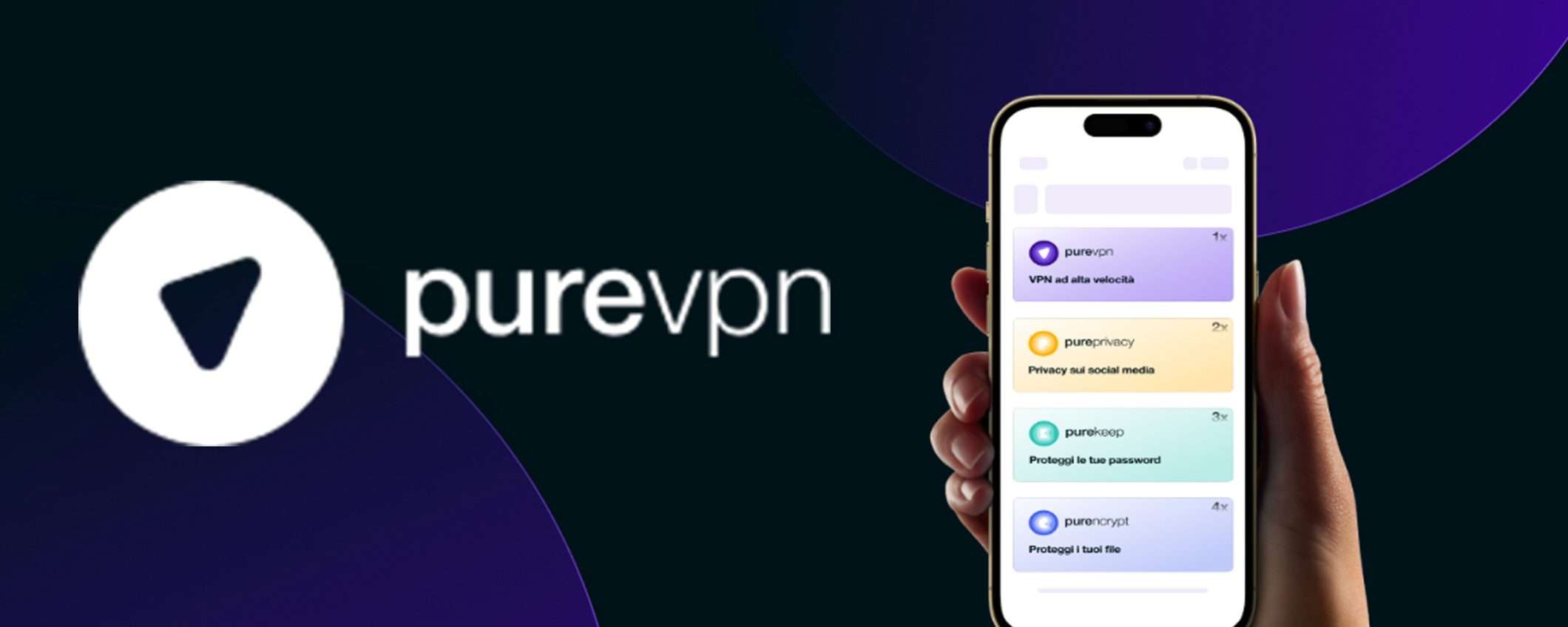 Con PureMax hai VPN, gestore password e privacy al 75% di sconto Con PureMax hai VPN, gestore password e privacy al 75% di sconto