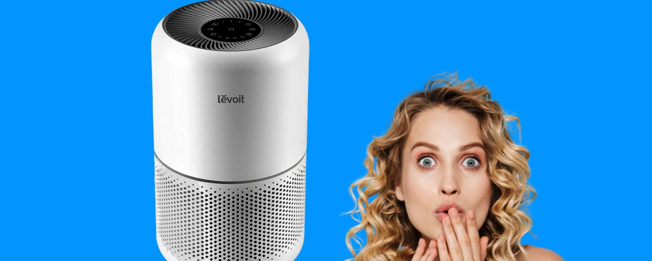 Purificatore d'aria LEVOIT in offerta, POTENTE e scontato del 15% Purificatore d'aria LEVOIT in offerta, POTENTE e scontato del 15%