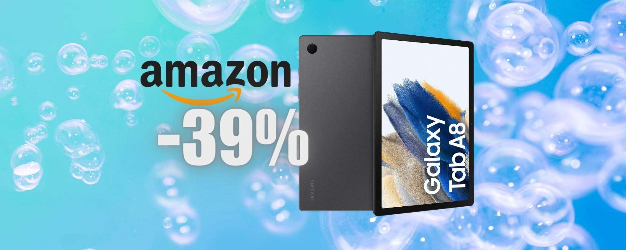 Samsung Galaxy Tab A8 da 128GB a PREZZO SHOCK (-39%) Samsung Galaxy Tab A8 da 128GB a PREZZO SHOCK (-39%)
