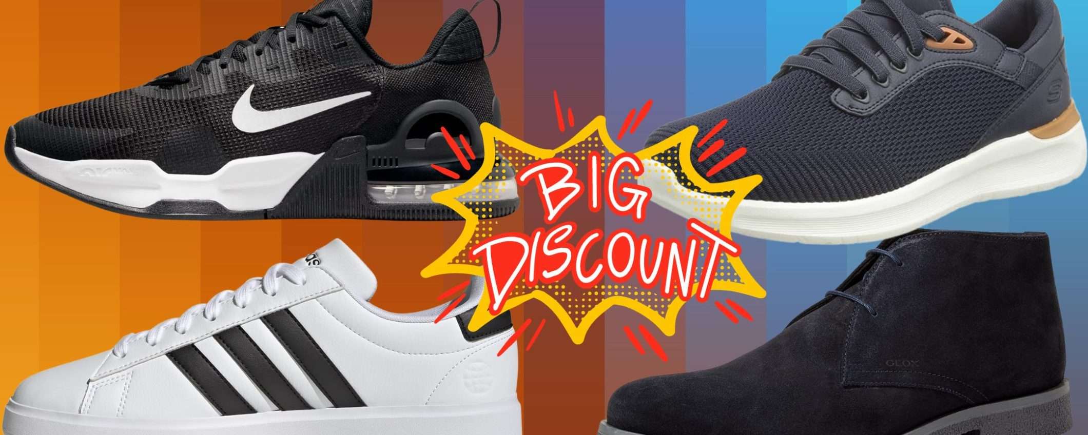 Puma, Skechers, Adidas, Geox e Nike: scarpe in MEGA SVENDITA su Amazon