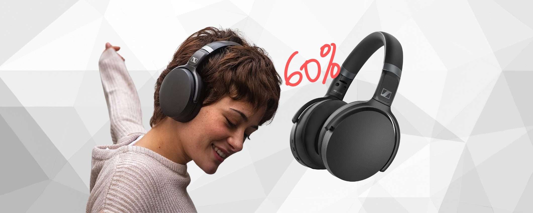 Sennheiser: cuffie wireless d'ECCELLENZA a molto MENO (60%) Sennheiser: cuffie wireless d'ECCELLENZA a molto MENO (60%)