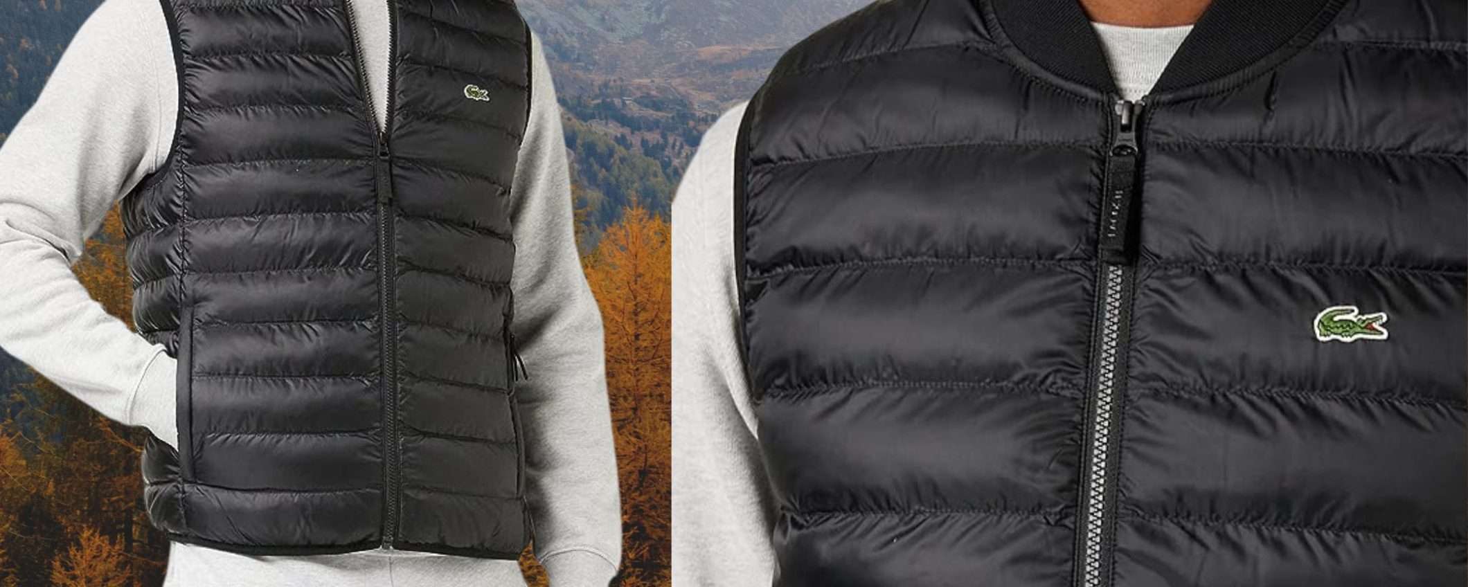 Lacoste, SVENDE TUTTO su Amazon: sconto 39% per lo smanicato imbottito Lacoste, SVENDE TUTTO su Amazon: sconto 39% per lo smanicato imbottito