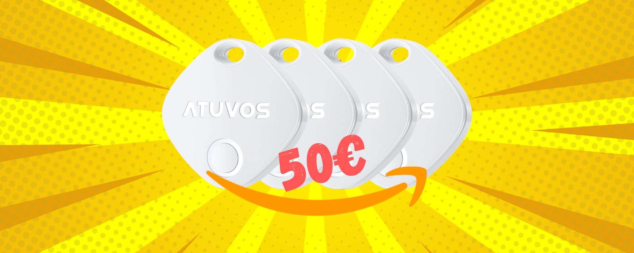 Smart Tracker tag per non perdere gli oggetti importanti, 4 a 50€ Smart Tracker tag per non perdere gli oggetti importanti, 4 a 50€