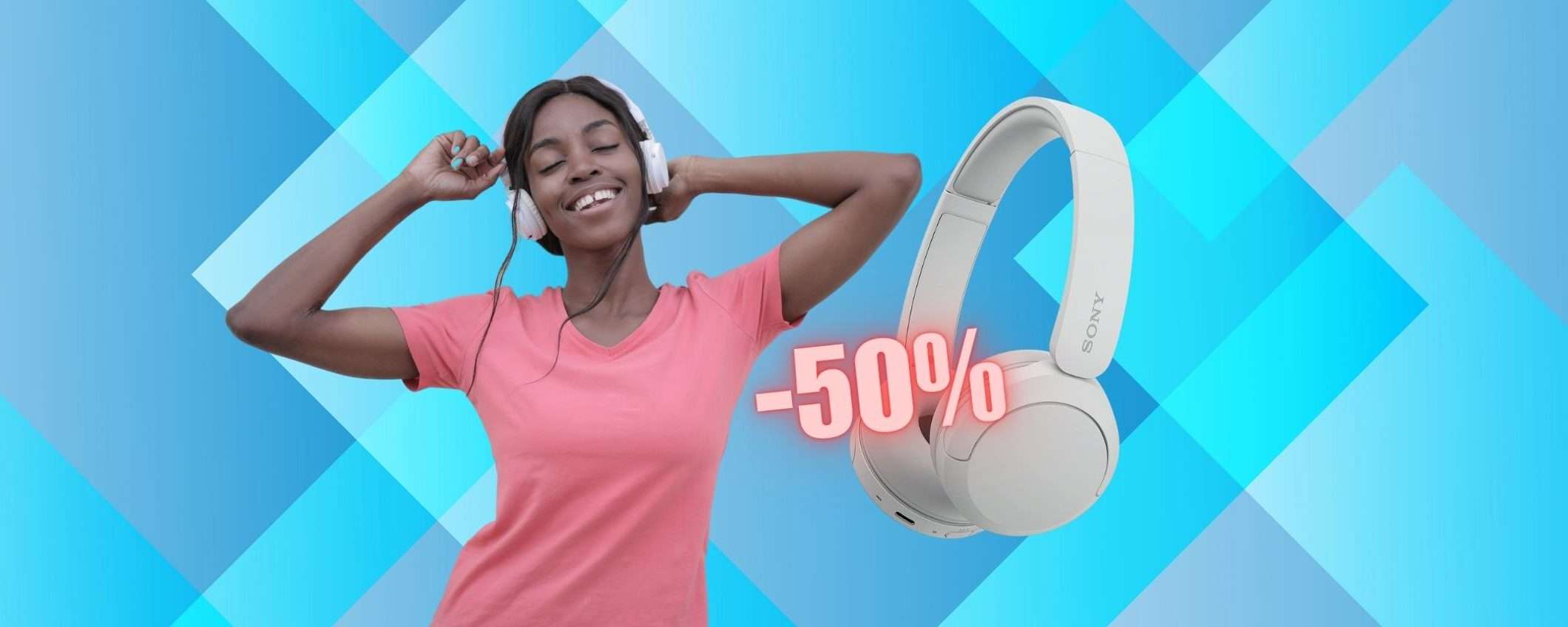 Sony WH-CH520: cuffie wireless multipoint da 50 ore al 50% Sony WH-CH520: cuffie wireless multipoint da 50 ore al 50%