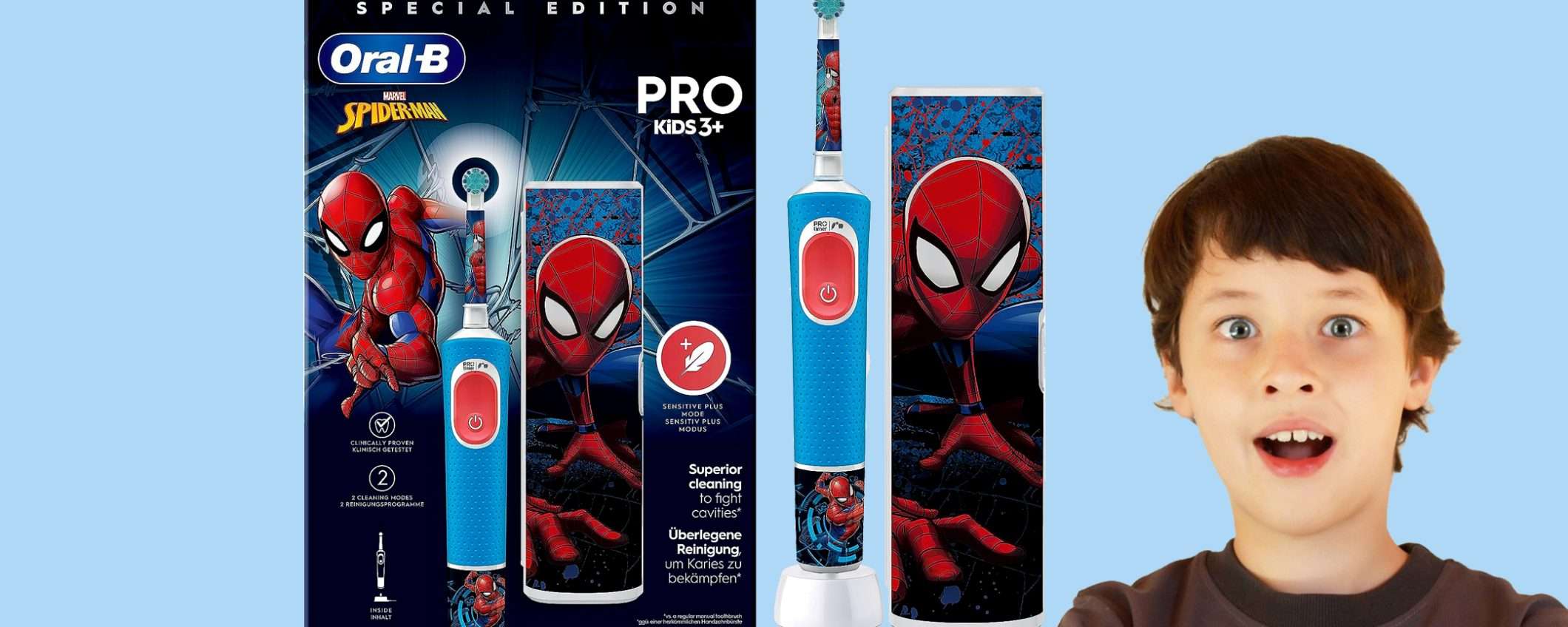 Spazzolino elettrico Oral-B della Marvel: sconto WOW del 29% Spazzolino elettrico Oral-B della Marvel: sconto WOW del 29%