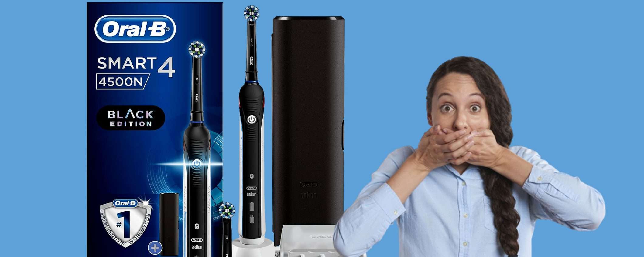 Spazzolino elettrico ricaricabile Oral-B Smart 4 scontato del 48% Spazzolino elettrico ricaricabile Oral-B Smart 4 scontato del 48%