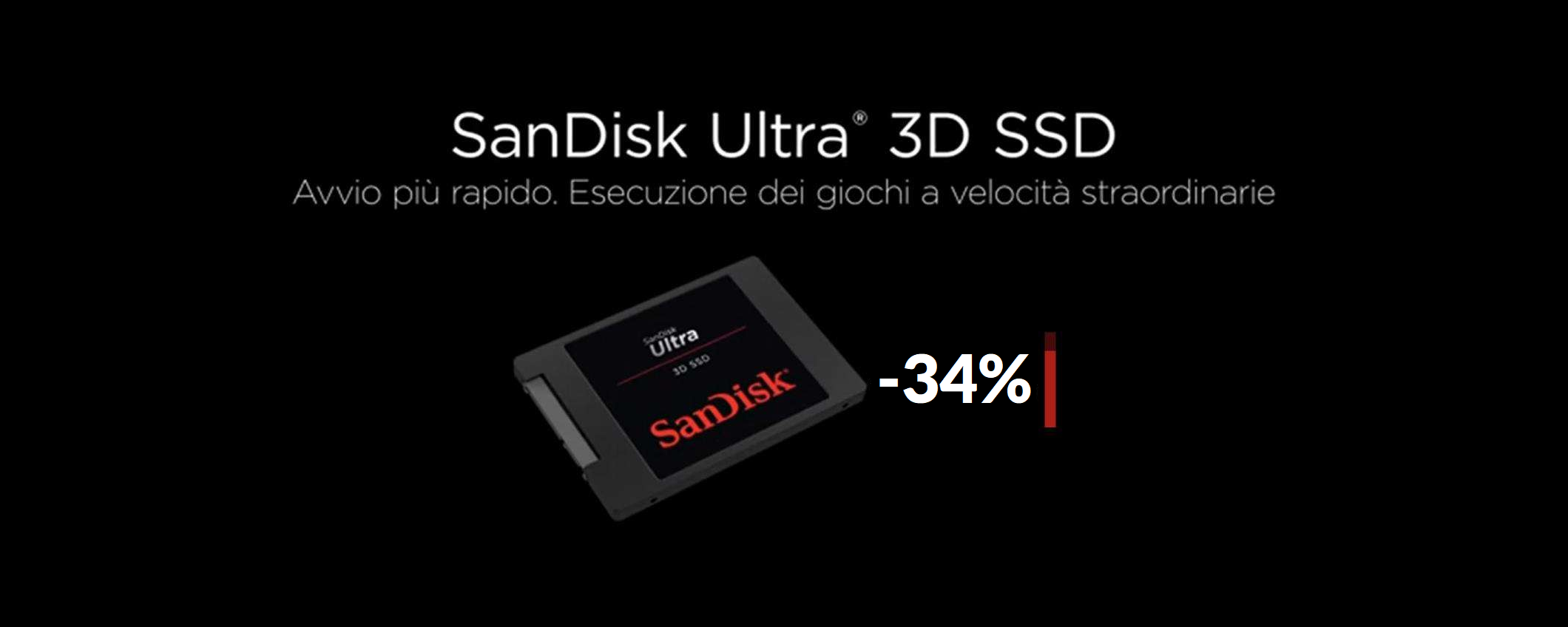 SSD SanDisk 2TB: bastano 155€ per questa BOMBA in OFFERTA SSD SanDisk 2TB: bastano 155€ per questa BOMBA in OFFERTA