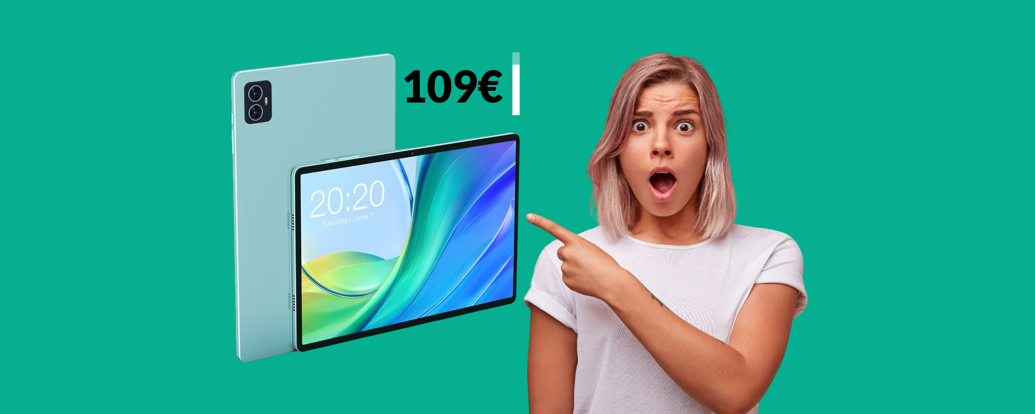 Questo tablet Android da 10 pollici ha TUTTO e costa solo 109€