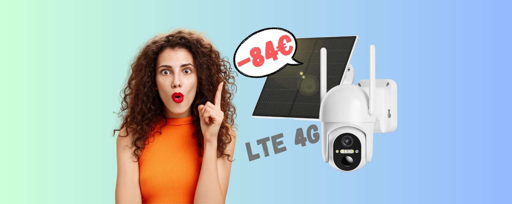 Telecamera di sicurezza con Sim e pannello solare, OFFERTA TOP Telecamera di sicurezza con Sim e pannello solare, OFFERTA TOP