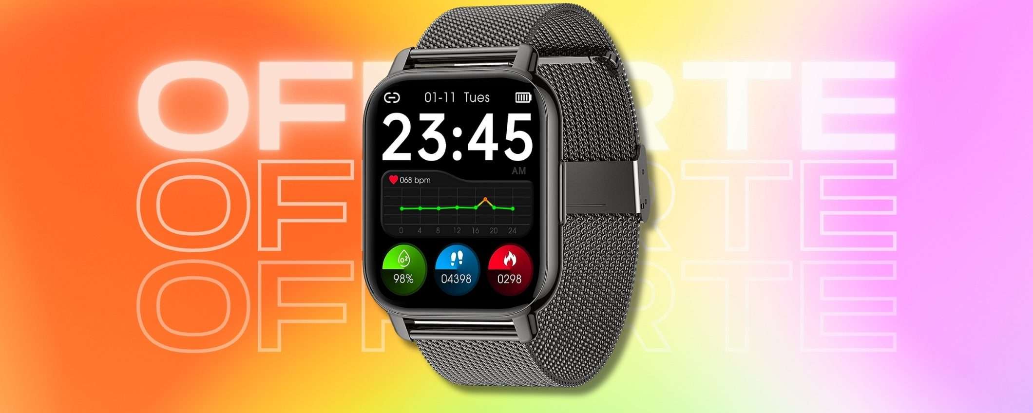 Chiamate e WhatsApp direttamente dal polso con smartwatch ULTRA (39€) Chiamate e WhatsApp direttamente dal polso con smartwatch ULTRA (39€)