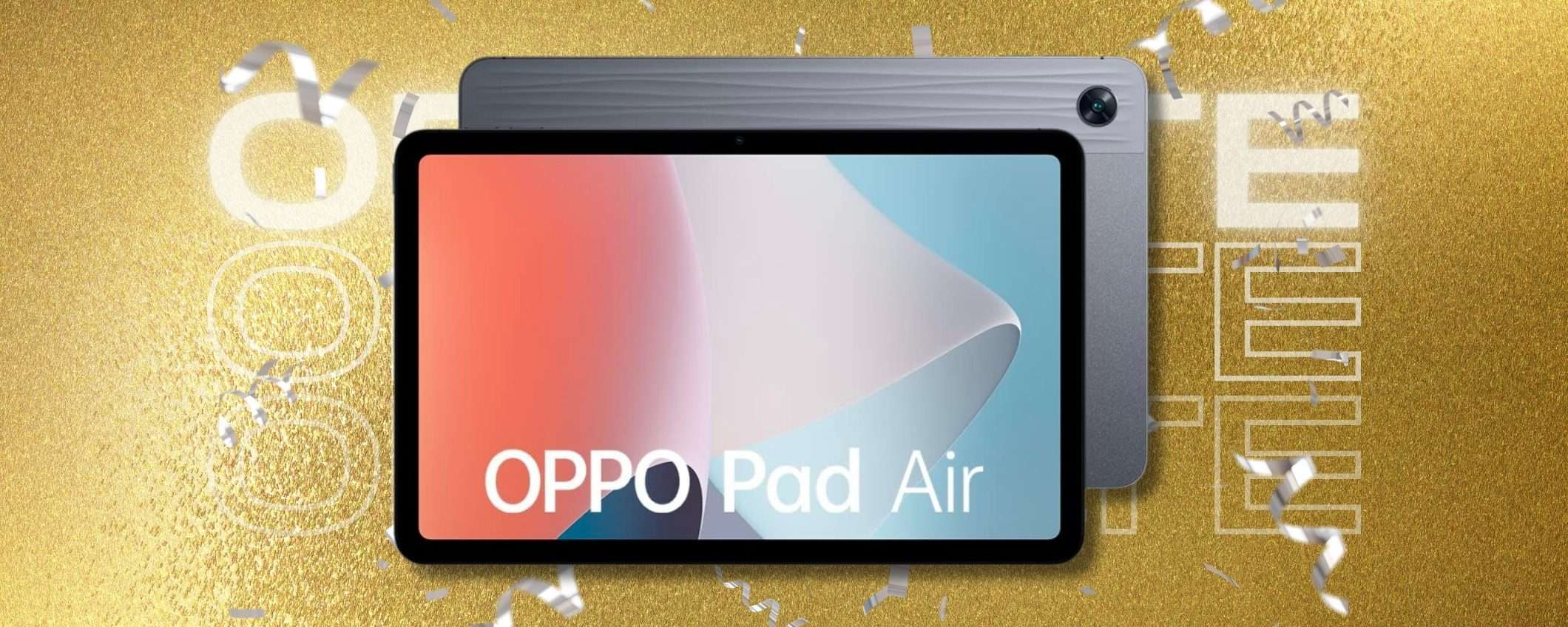 OPPO Pad Air è il tablet che meriti: sensazionale in tutto (-120€) OPPO Pad Air è il tablet che meriti: sensazionale in tutto (-120€)