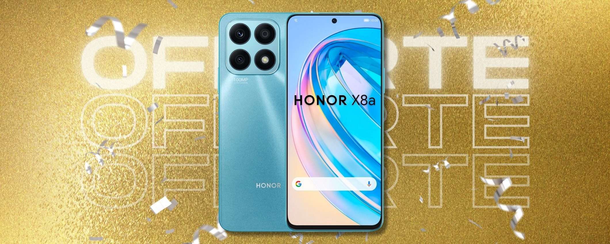 Honor X8a sotto i 170€ per tripla fotocamera 100MP e Servizi Google Honor X8a sotto i 170€ per tripla fotocamera 100MP e Servizi Google