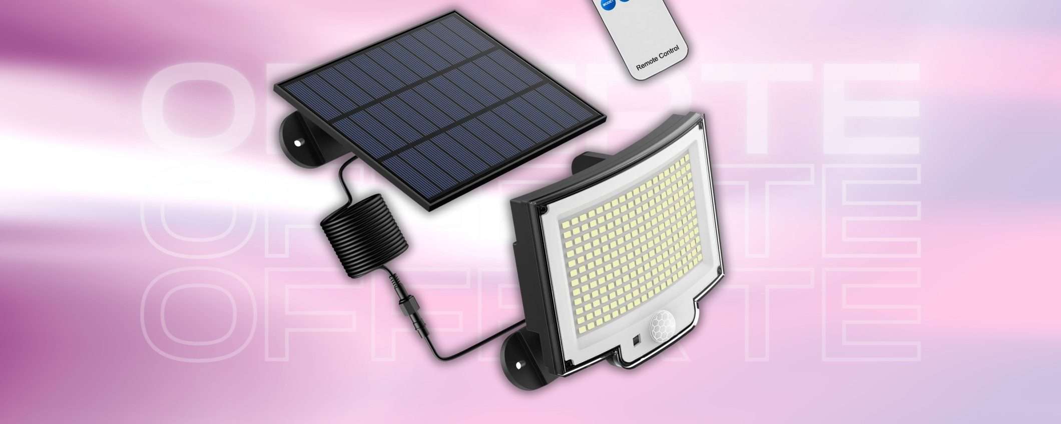 Illumina l'esterno senza costi in bolletta: luce con pannello solare Illumina l'esterno senza costi in bolletta: luce con pannello solare