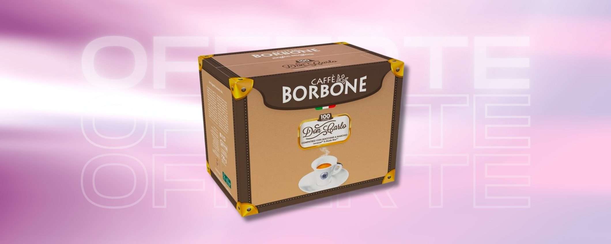 Pieno di CAFFEINA, 400 capusle Caffè Borbone miscela Rossa a 0,15€ cad Pieno di CAFFEINA, 400 capusle Caffè Borbone miscela Rossa a 0,15€ cad
