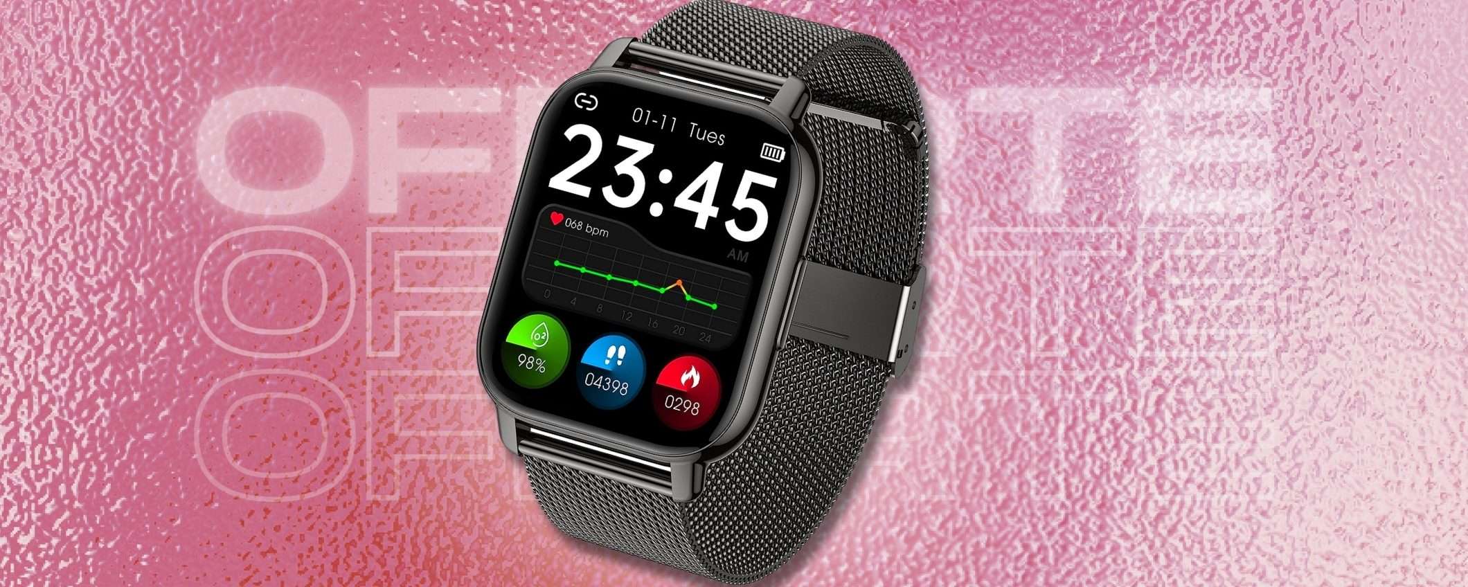 Smartwatch UNISEX chiamate Bluetooth, salute e sport a prezzo PICCOLO Smartwatch UNISEX chiamate Bluetooth, salute e sport a prezzo PICCOLO