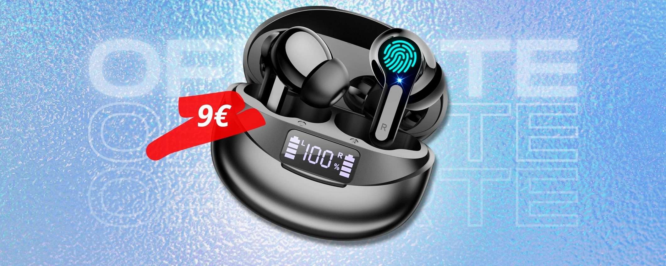 Auricolari Bluetooth 5.3 per soli 9€: un AFFARE senza precedenti Auricolari Bluetooth 5.3 per soli 9€: un AFFARE senza precedenti